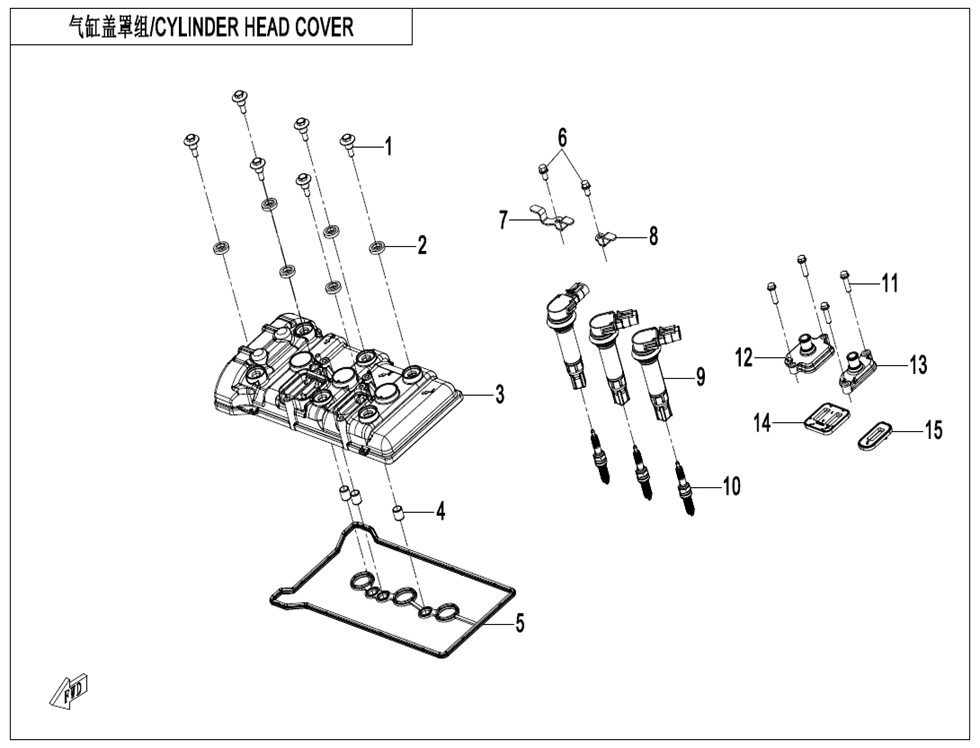 E02-1 Cylinder Head Cover